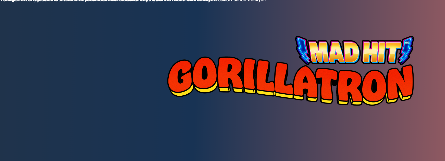 Türkiye'nin en iyi casino sitelerinde Gorilla temalı slotlarla büyük bonus fırsatı sizi bekliyor! Thumbnail